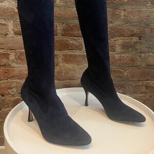 Manolo Blahnik - Boots - Size 38 EU Pamfilo navy blue